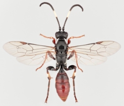 Foto af Cratichneumon flavifrons (Cratichneumon flavifrons) | Malcolm Storey
